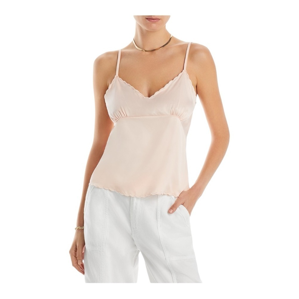 Aqua Scalloped Tank